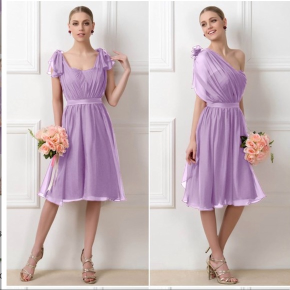 Ruched Convertible Knee-Length Dress - Picture 3 of 8